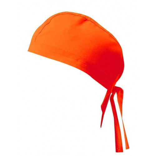 404002.GORRO COCINA NARANJA FLÚOR U