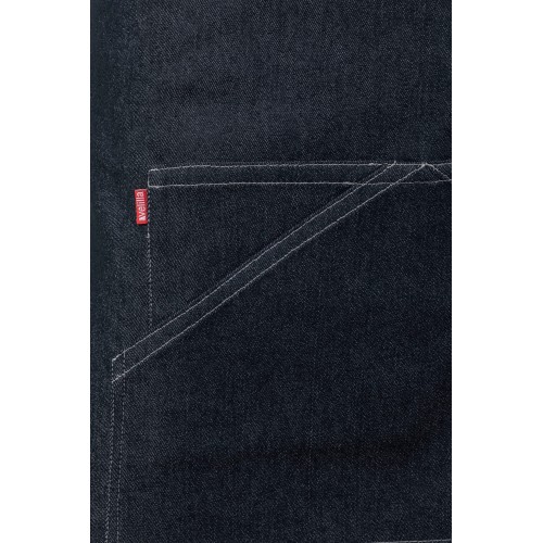 404206.DELANTAL DENIM CORTO DENIM AZUL OSCURO U