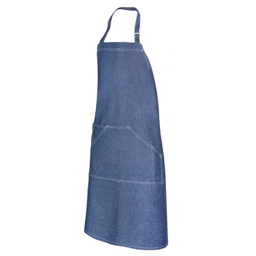 404207.DELANTAL DENIM PETO DENIM AZUL OSCURO U