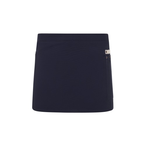 404221B.DELANTAL CANVAS CORTO AZUL NAVY/MARFIL U