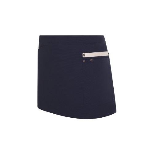 404221B.DELANTAL CANVAS CORTO AZUL NAVY/MARFIL U