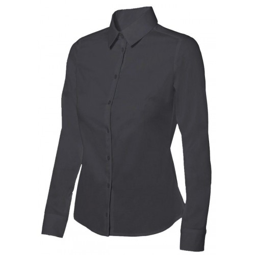 405002.CAMISA STRETCH ML MUJER NEGRO XL