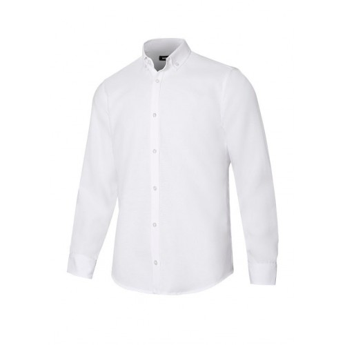 405004S.CAMISA OXFORD ML HOMBRE BLANCO L