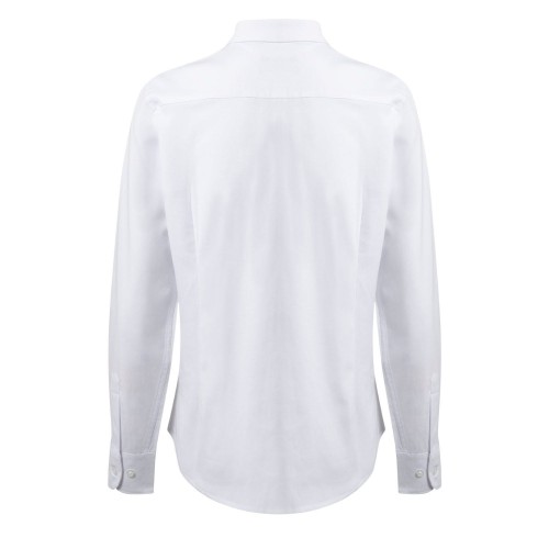 405005S.CAMISA OXFORD ML MUJER BLANCO 2XL