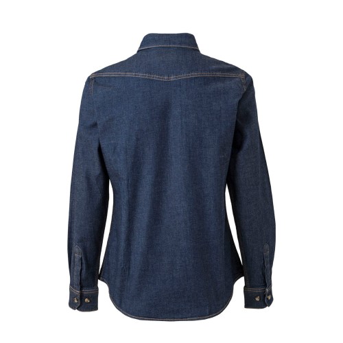 405007S.CAMISA DENIM ML MUJER DENIM AZUL 2XL