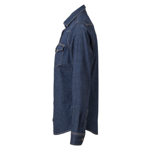 405007S.CAMISA DENIM ML MUJER DENIM AZUL 2XL