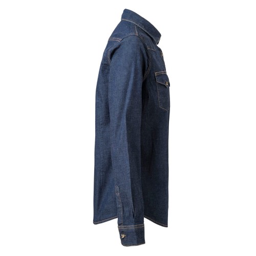 405007S.CAMISA DENIM ML MUJER DENIM AZUL 2XL