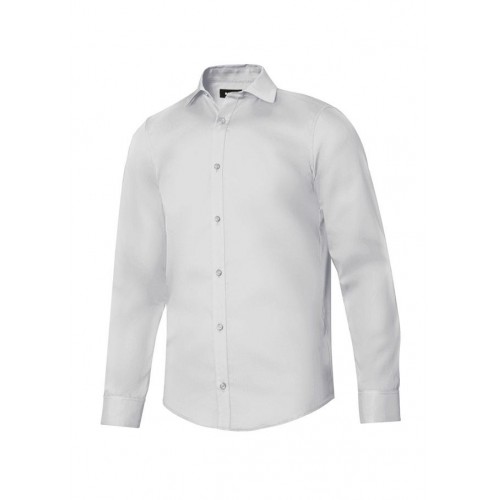 405009.CAMISA ML HOMBRE BLANCO S