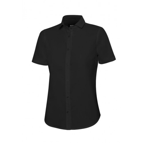 405010.CAMISA MC MUJER NEGRO XS