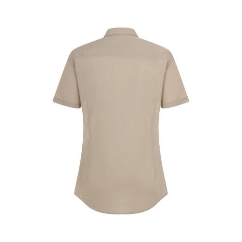 405010.CAMISA MC MUJER BEIGE CLARO XS