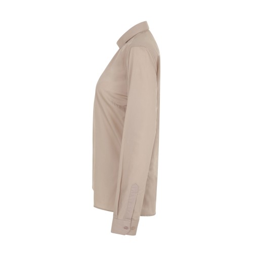 405011.CAMISA ML MUJER BEIGE CLARO XS