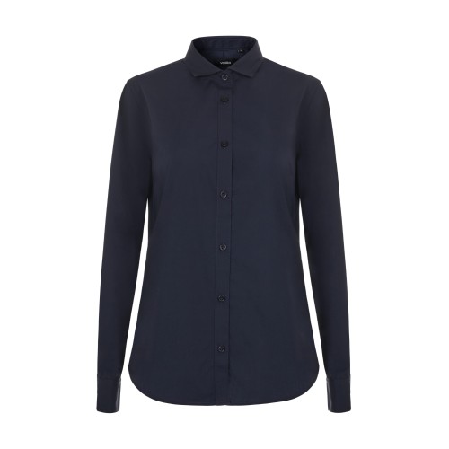 405011.CAMISA ML MUJER AZUL NAVY XS