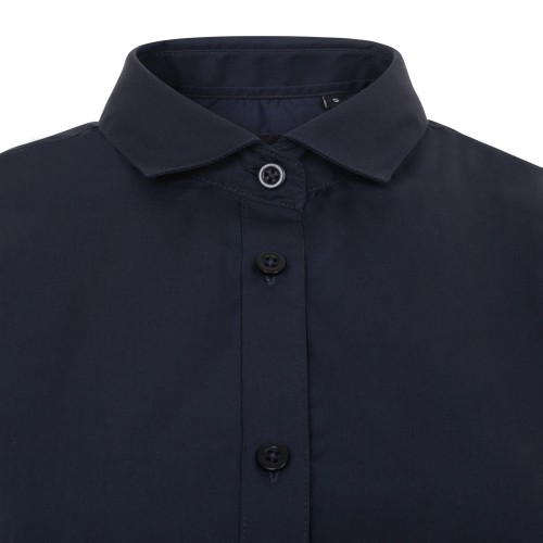 405011.CAMISA ML MUJER AZUL NAVY XS