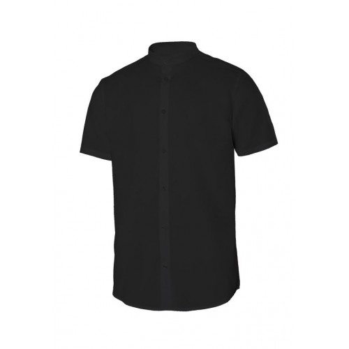 405012S.CAMISA STRETCH MC HOMBRE NEGRO S