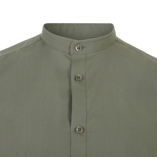 405012S.CAMISA STRETCH MC HOMBRE VERDE OLIVA CLARO S