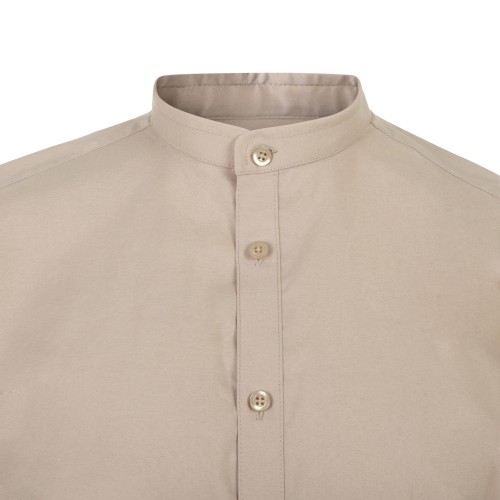 405012S.CAMISA STRETCH MC HOMBRE BEIGE CLARO S
