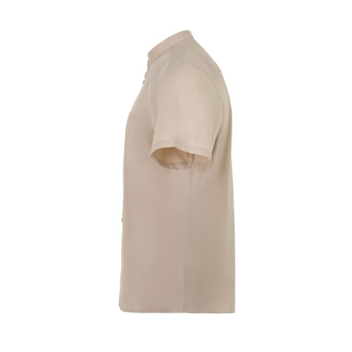 405012S.CAMISA STRETCH MC HOMBRE BEIGE CLARO S