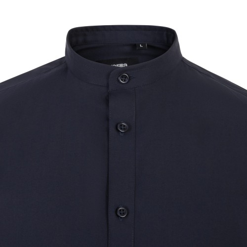 405012S.CAMISA STRETCH MC HOMBRE AZUL NAVY S