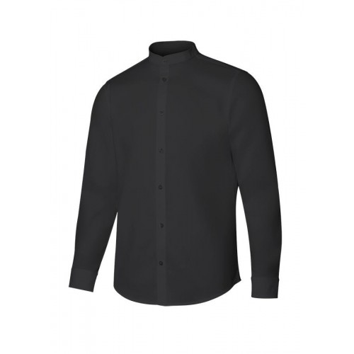 405013S.CAMISA STRETCH ML HOMBRE NEGRO 2XL