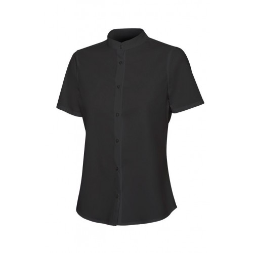 405014S.CAMISA STRETCH MC MUJER NEGRO 2XL