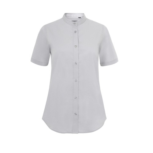 405014S.CAMISA STRETCH MC MUJER GRIS HIELO XS