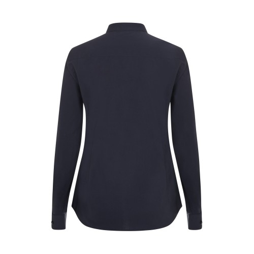 405015S.CAMISA STRETCH ML MUJER AZUL NAVY XS