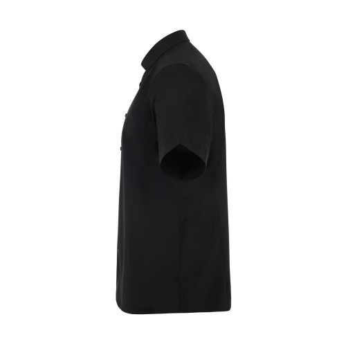 405016S.CAMISA STRETCH MC HOMBRE NEGRO S