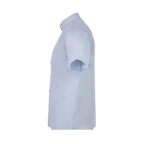 405016S.CAMISA STRETCH MC HOMBRE CELESTE S