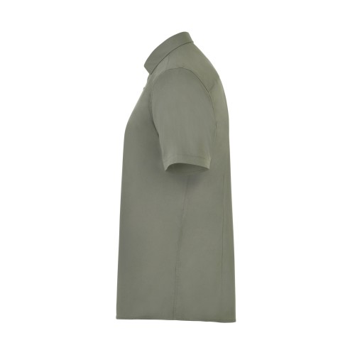 405016S.CAMISA STRETCH MC HOMBRE VERDE OLIVA CLARO S