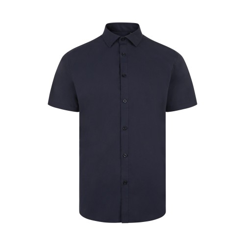 405016S.CAMISA STRETCH MC HOMBRE AZUL NAVY S