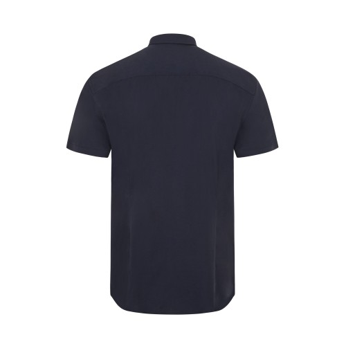 405016S.CAMISA STRETCH MC HOMBRE AZUL NAVY S