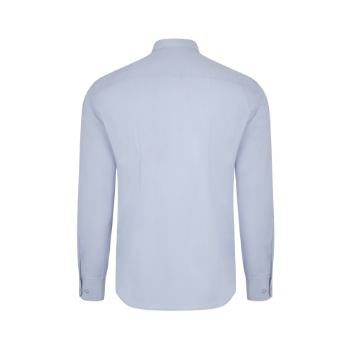 405017S.CAMISA STRETCH ML HOMBRE CELESTE S