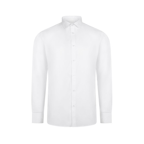 405017S.CAMISA STRETCH ML HOMBRE BLANCO S