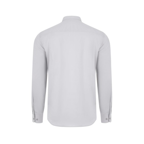 405017S.CAMISA STRETCH ML HOMBRE GRIS HIELO S