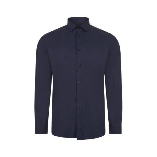 405017S.CAMISA STRETCH ML HOMBRE AZUL NAVY S