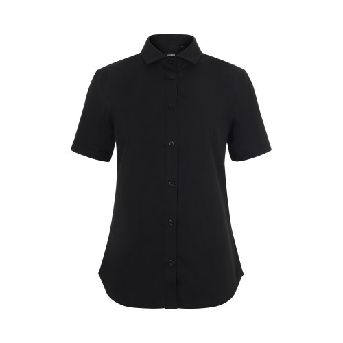 405018S.CAMISA STRETCH MC MUJER NEGRO XS