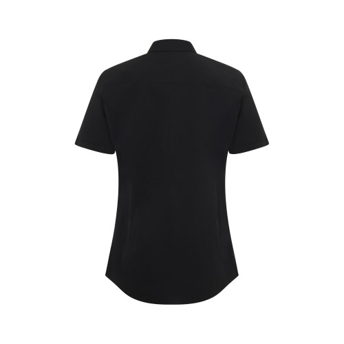 405018S.CAMISA STRETCH MC MUJER NEGRO XS