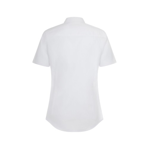 405018S.CAMISA STRETCH MC MUJER BLANCO XS