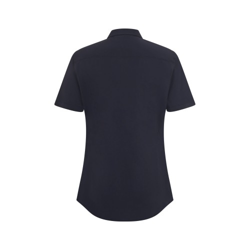 405018S.CAMISA STRETCH MC MUJER AZUL NAVY XS