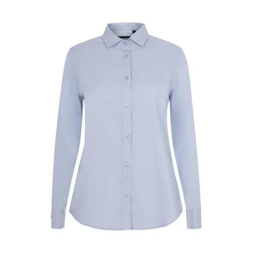 405019S.CAMISA STRETCH ML MUJER CELESTE XS
