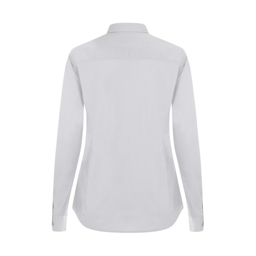 405019S.CAMISA STRETCH ML MUJER GRIS HIELO XS