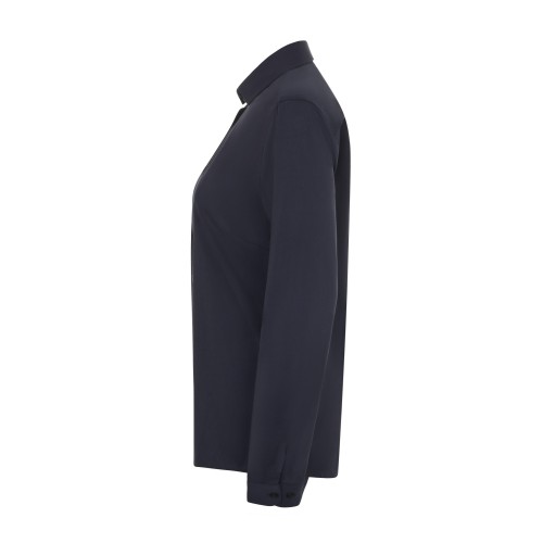 405019S.CAMISA STRETCH ML MUJER AZUL NAVY XS