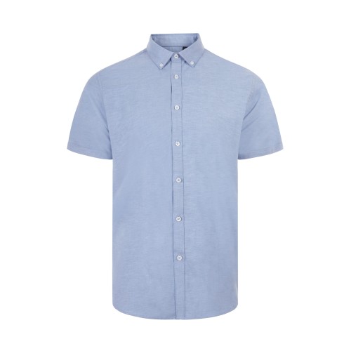 405024S.CAMISA OXFORD MC HOMBRE CELESTE S