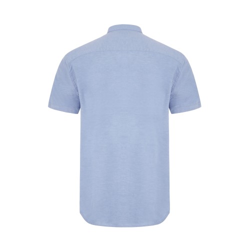 405024S.CAMISA OXFORD MC HOMBRE CELESTE S