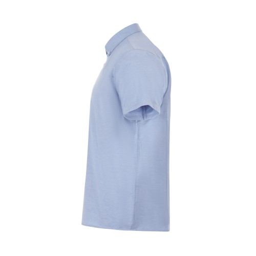 405024S.CAMISA OXFORD MC HOMBRE CELESTE S