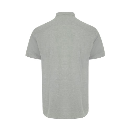 405024S.CAMISA OXFORD MC HOMBRE VERDE OLIVA CLARO S