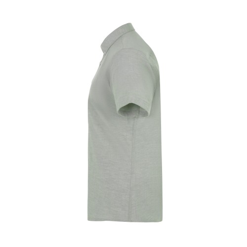 405024S.CAMISA OXFORD MC HOMBRE VERDE OLIVA CLARO S