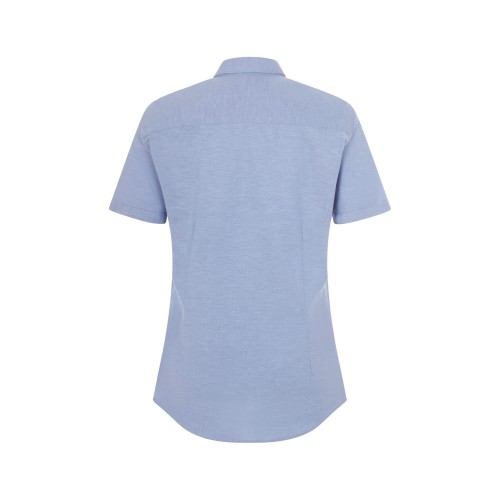 405025S.CAMISA OXFORD MC MUJER CELESTE XS