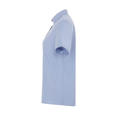405025S.CAMISA OXFORD MC MUJER CELESTE XS