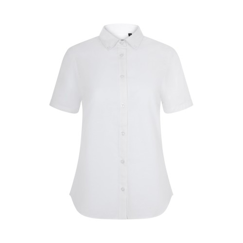 405025S.CAMISA OXFORD MC MUJER BLANCO XS